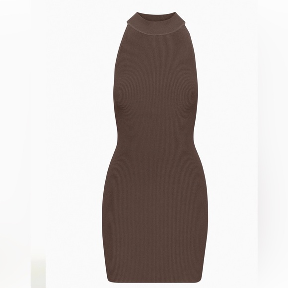 Babaton Halter Ribbed Mini Dress - Picture 1 of 4